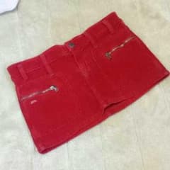 【中古】MISS SIXTY 赤ミニスカート サイズMのサムネイル