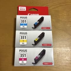 Canon PIXUS BCI-351XL シアン イエロー マゼンタ 3色のサムネイル