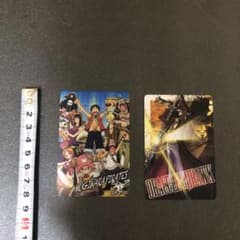 onepiece memorial log card 2장