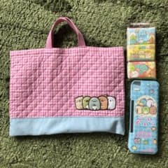 すみっこぐらし　手さげバッグ　筆箱　ポケットティッシュのサムネイル