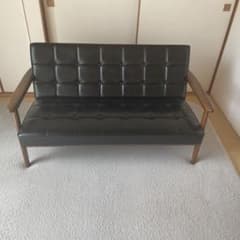 カリモク60 Kチェア 2シーター ブラック - メルカリ