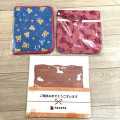 母子手帳ケース・消臭おむつポーチ・ガーゼハンカチ3点セットのサムネイル