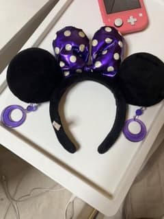 ディズニー カチューシャ パープル 水玉のサムネイル