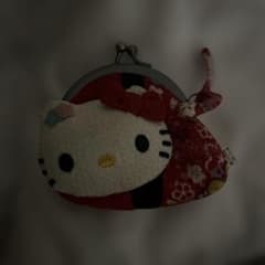 Hello Kitty がま口 コインケース レッドのサムネイル