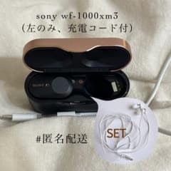 sony wf-1000xm3 左のみ + Lightning 有線イヤホンのサムネイル