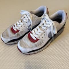 Nike Air Max 90 ホワイト/レッド/ブラック 25cmのサムネイル