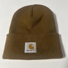 Carhartt ニット帽 ビーニー ブラウンのサムネイル