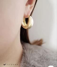 STOORK s925 Hoop Pierce_L金属アレルギー対応のサムネイル