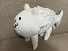 냥코 대전쟁 BIG 봉제인형 고양이 생선 약