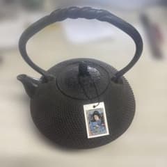 新品1.8L 南部鉄器　盛榮堂　鉄瓶　平丸アラレ 新品1.8L 南部鉄器 盛榮堂 鉄瓶 平丸アラレ - メルカリ