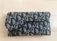 ディオール♡Christian Dior トロッター D金具♡サドル♡長財布のサムネイル