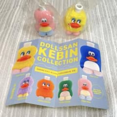 DOLLSSAN KEBIN ミニチュアフィギュア 2種セット イエロー　ピンク