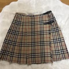BURBERRY BLUE LABEL チェック柄 プリーツスカート 38のサムネイル