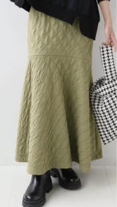 さんみ様専用　【タグ無新品】GibouLee/ジブールロングフレアスカートのサムネイル
