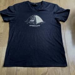 THE NORTH FACE テントプリント Tシャツ Mサイズ　ブラック　古着のサムネイル