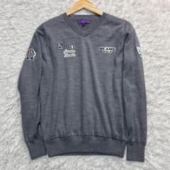 2021FW BEAMS GOLF グレー Vネックセーター S ウール 2021FW BEAMS GOLF グレー Vネックセーター S ウール - メルカリ