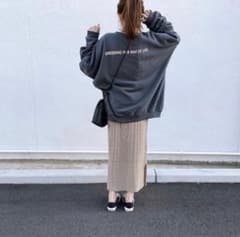 mite スウェット ダークグレーのサムネイル