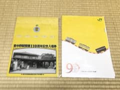 東中野駅開業110周年記念入場券・南武線90周年和紙ファイルのサムネイル