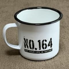 NO.164 野外独杯 ホーローマグ ヒロシ - メルカリ
