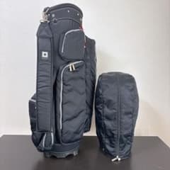 ONOFF Golf Bag with Hood, 5-Way Divider, Black