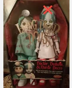 Living Dead Dollsミニドクター & ナース ビンテージ新品未開封 LIVING DEAD DOLLS/ドクター&ナース限定品 - メルカリ