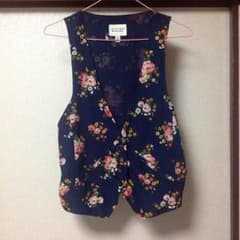 新品 forever 21 I Love H81 ベスト シフォン 花柄のサムネイル
