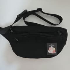 BT21 BTS Bangtan Boys Body Bag Waist Pouch Black