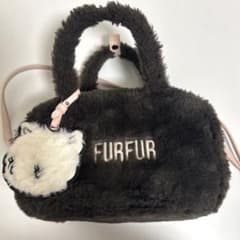 FURFUR Foxy 모피 보스턴 백