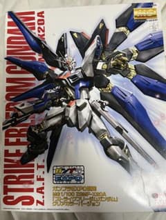 ガン未開封プラEXPO限定　MGストライクフリーダムガンダム　クリアカラーVer ガン未開封プラEXPO限定 MGストライクフリーダムガンダム クリアカラー