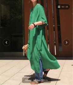 CORNERSシャツワンピース☆ロングのサムネイル