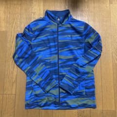 US Mサイズ　PUMA ジャージ トラックジャケット ブルー 総柄のサムネイル