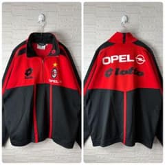 90s Lotto ACミラン OPELプルオーバージャケット　セリエA 赤L 90s Lotto ACミラン OPELプルオーバージャケット セリエA 赤L - メルカリ
