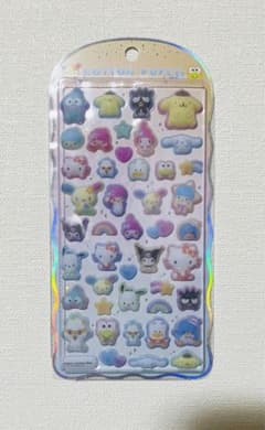 サンリオ♡コットンパフィーシール　新品・未開封のサムネイル