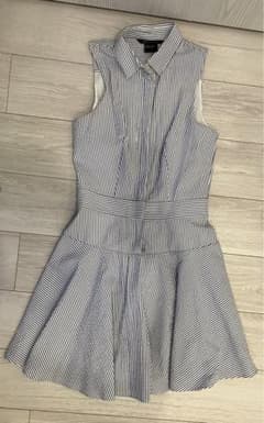 ARMANI EXCHANGE ストライプ ノースリーブワンピースのサムネイル