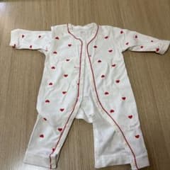 ベビー ロンパース カバーオール ハート柄のサムネイル