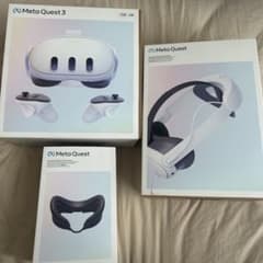 Meta Quest 3 VRヘッドセット ＆　純正オプションのサムネイル