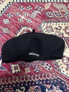 【stüssy】黒 ベレー帽のサムネイル