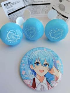 【まとめ売り】ころん　缶バッジ　リングライト　色紙　カード　うちわ　キーホルダー 新品・未使用☆ころんくん☆ リングライト リンライ✕3& 缶バッジ✕1