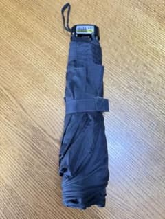 70cm 大判 折りたたみ傘 ブラックのサムネイル