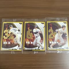 福岡ソフトバンクホークス プロ野球ファンスターズリーグ プロモカード 3枚のサムネイル