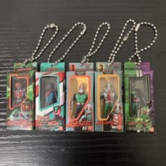 仮面ライダー ライダーヒーローシリーズ キーホルダー 5点セットのサムネイル