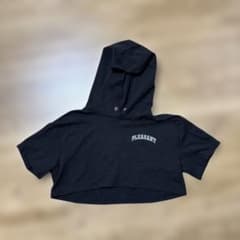 GU パーカー ブラック PLEASANTロゴのサムネイル