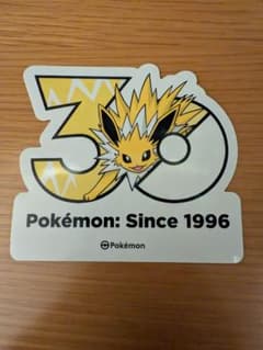 韓国限定】0135 サンダース ポケモン 30周年 メガフェスタ ステッカー