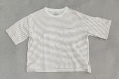 ボーダーポケットTシャツ M-L【無印良品】のサムネイル
