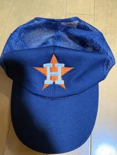 90sHouston Astros メッシュキャップ ネイビー希少デザインのサムネイル