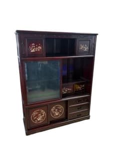 茶箪笥 アンティーク 和風 飾り棚 - メルカリ