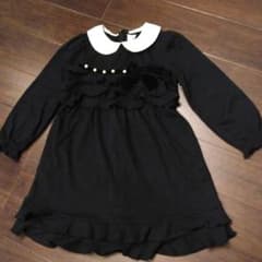 ワンピース　胸に黒リボンのサムネイル