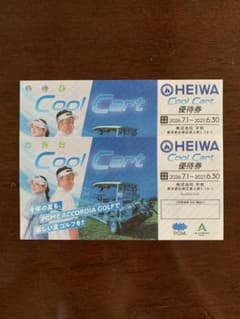 HEIWA Cool Cart 優待券 2枚セットのサムネイル