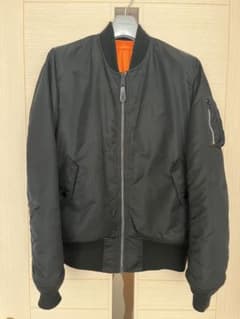 ALPHA INDUSTRIES MA-1 フライトジャケット ブラック Lのサムネイル