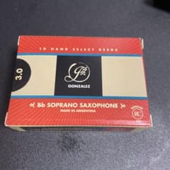 【バラ売り 3枚】ゴンザレス GONZALESソプラノ リード 3番 未使用のサムネイル